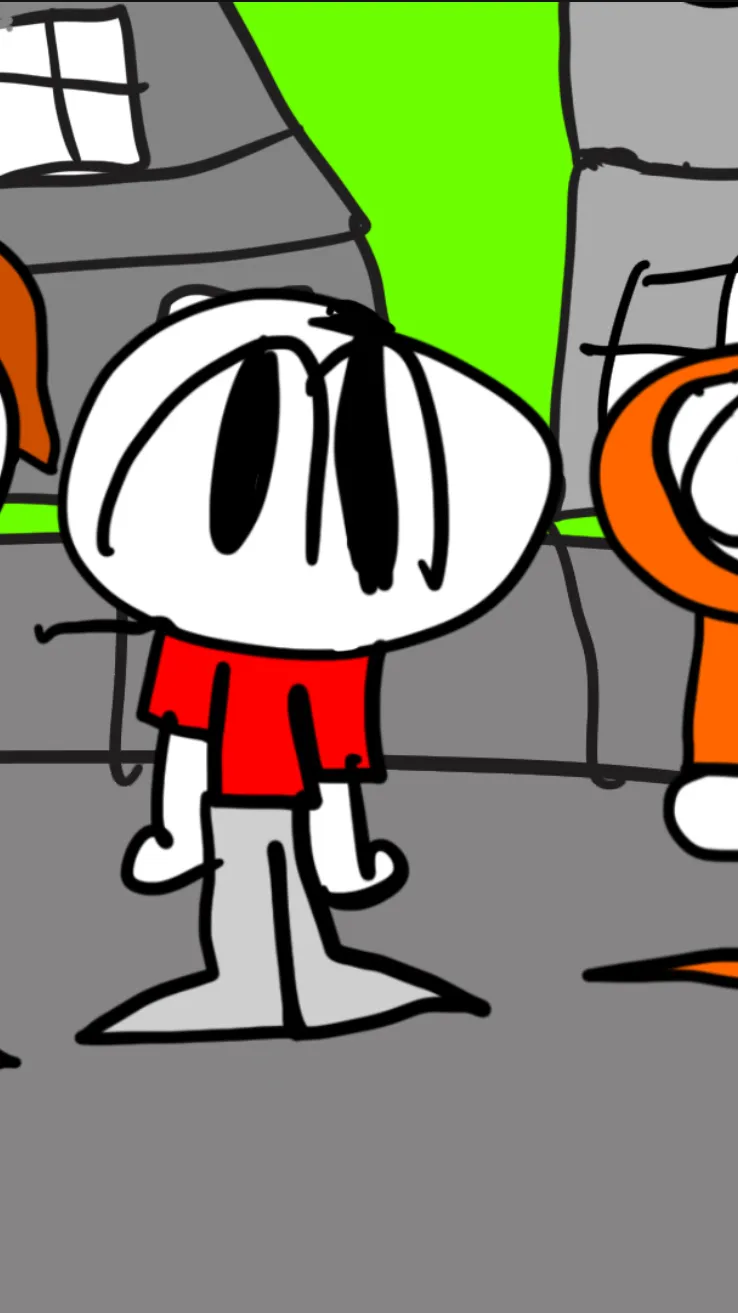 ai character: Devil town background