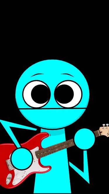 ai character: bingo the guitari background