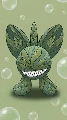 ai character:  kelp bapule🪸🍀 background