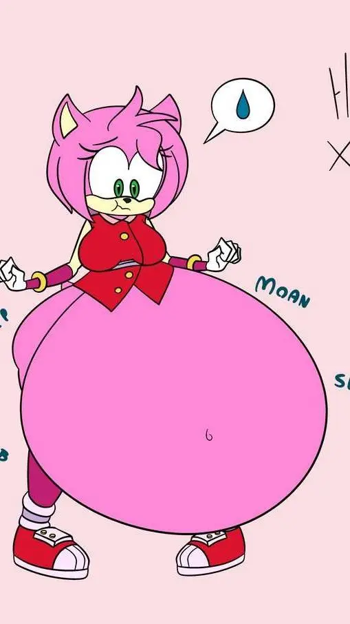 ai character: Amy rose inflation background