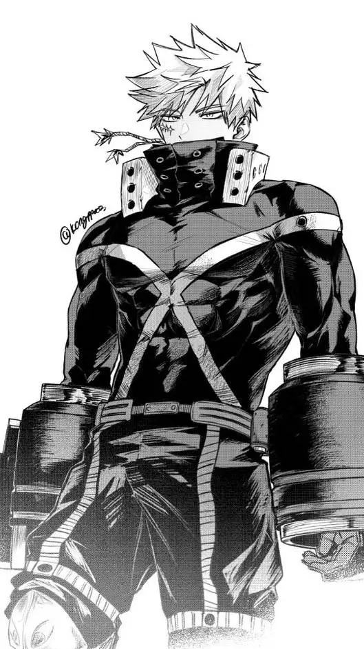 ai character: Bakugo Katsuki background