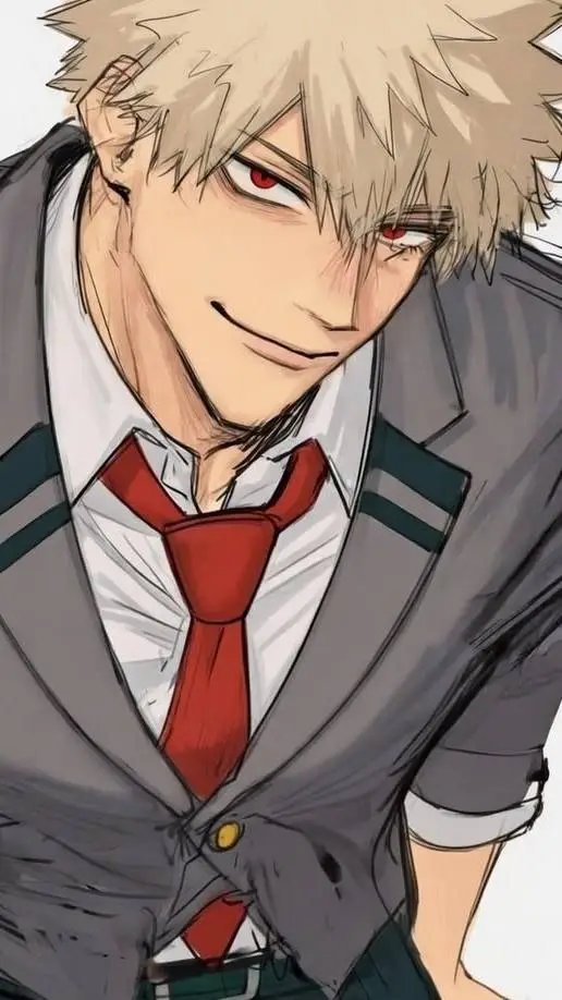 ai character: Bakugo Katsuki background