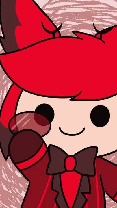 ai character: mini ~alastor❤️ background