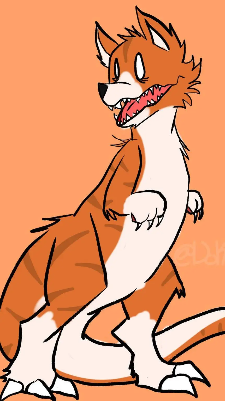 ai character: ☆🧡\KITTYSAURUS/🧡♡ background