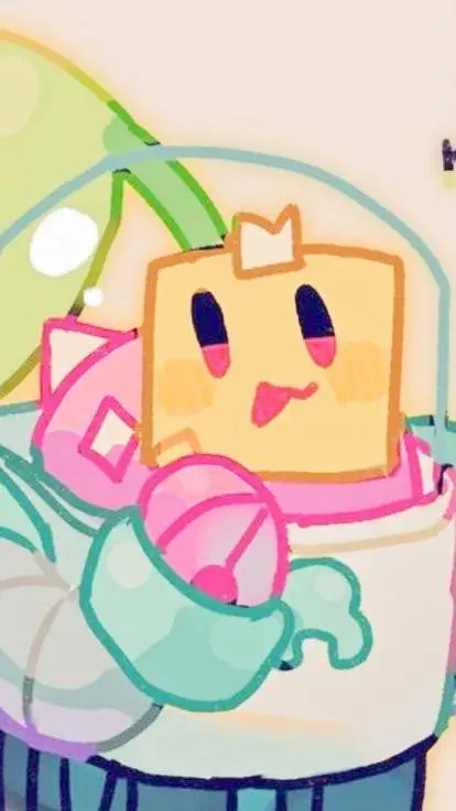 ai character: 🩷sprout 💚 background