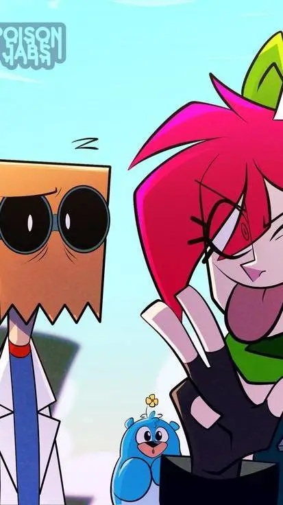 ai character: 🦎🌼VILLAINOUS🥼🎩 background