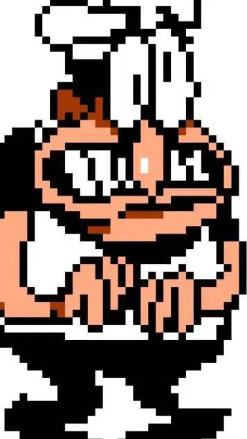 ai character: peppino spaghetti  background