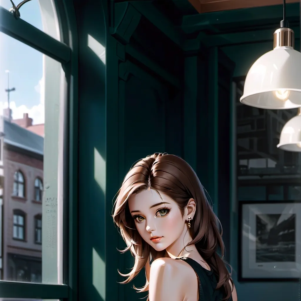 chat with ai character: Cafe worker