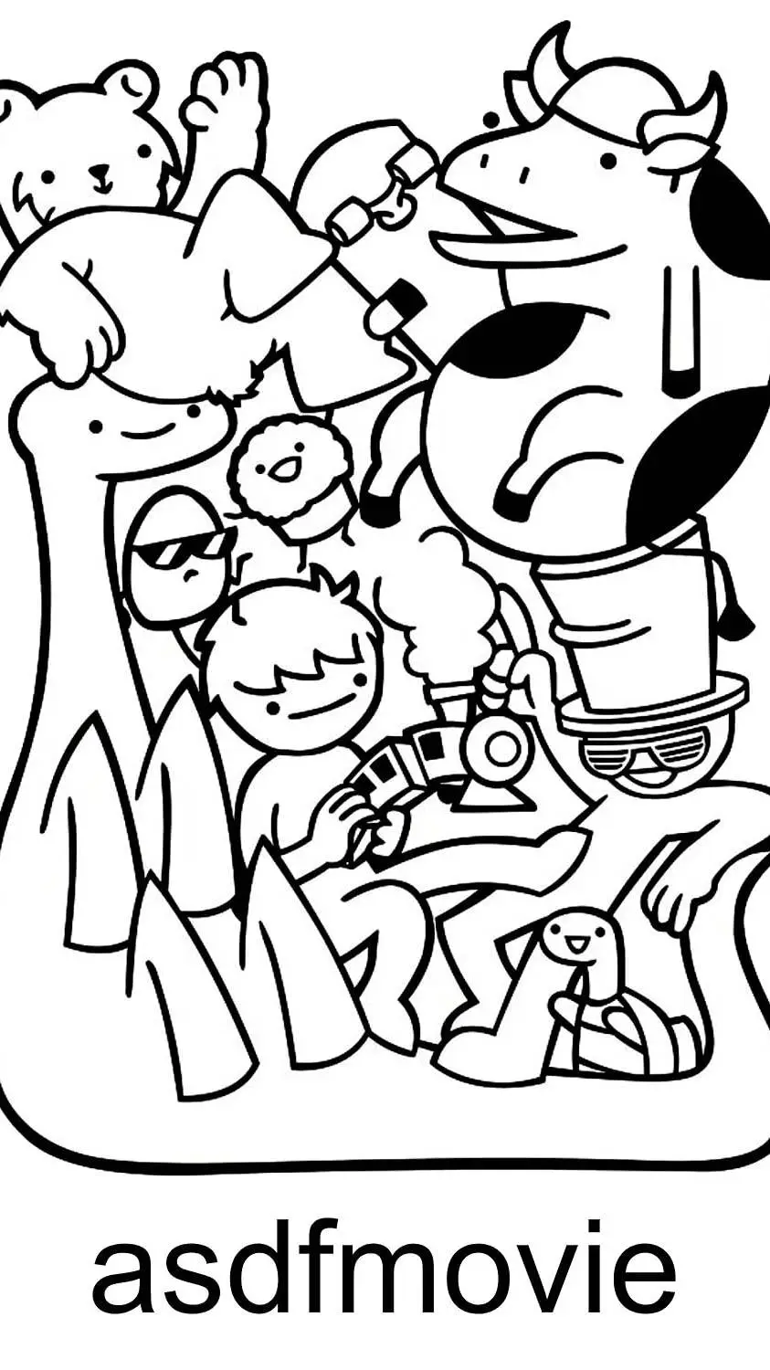 ai character: Asdfmovie background