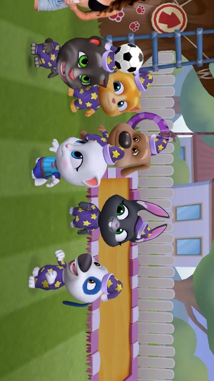 ai character: talking tomfriends background