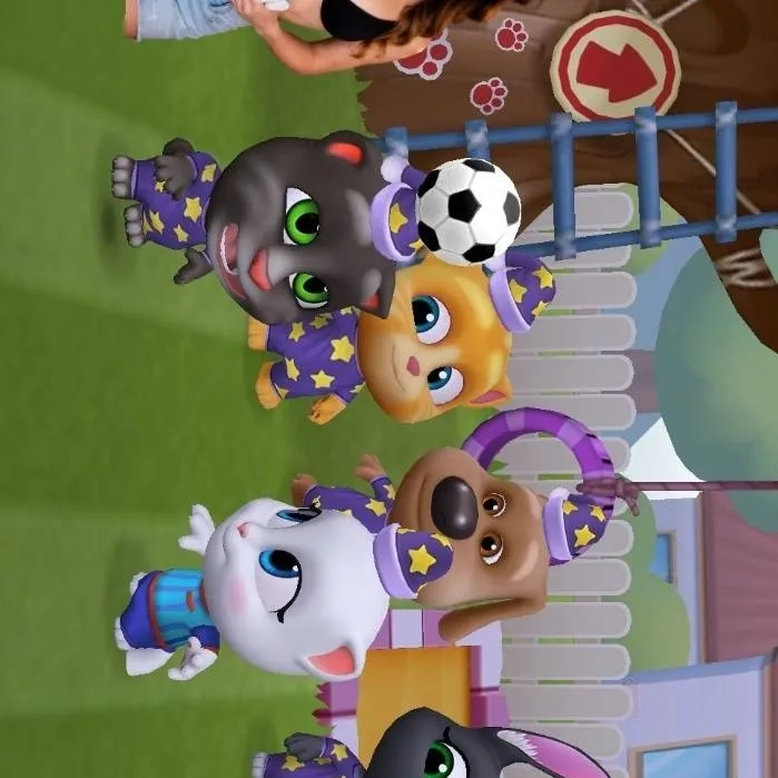 chat with ai character: talking tomfriends