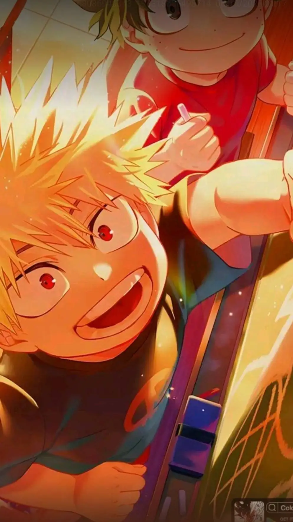 ai character: Mha Younger self background