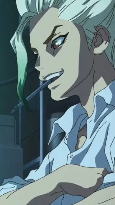 ai character: dr. Stone  background