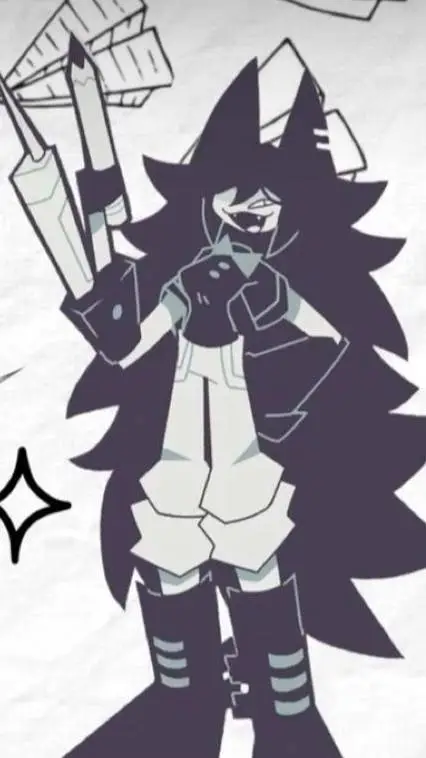 ai character: Miss cricle background