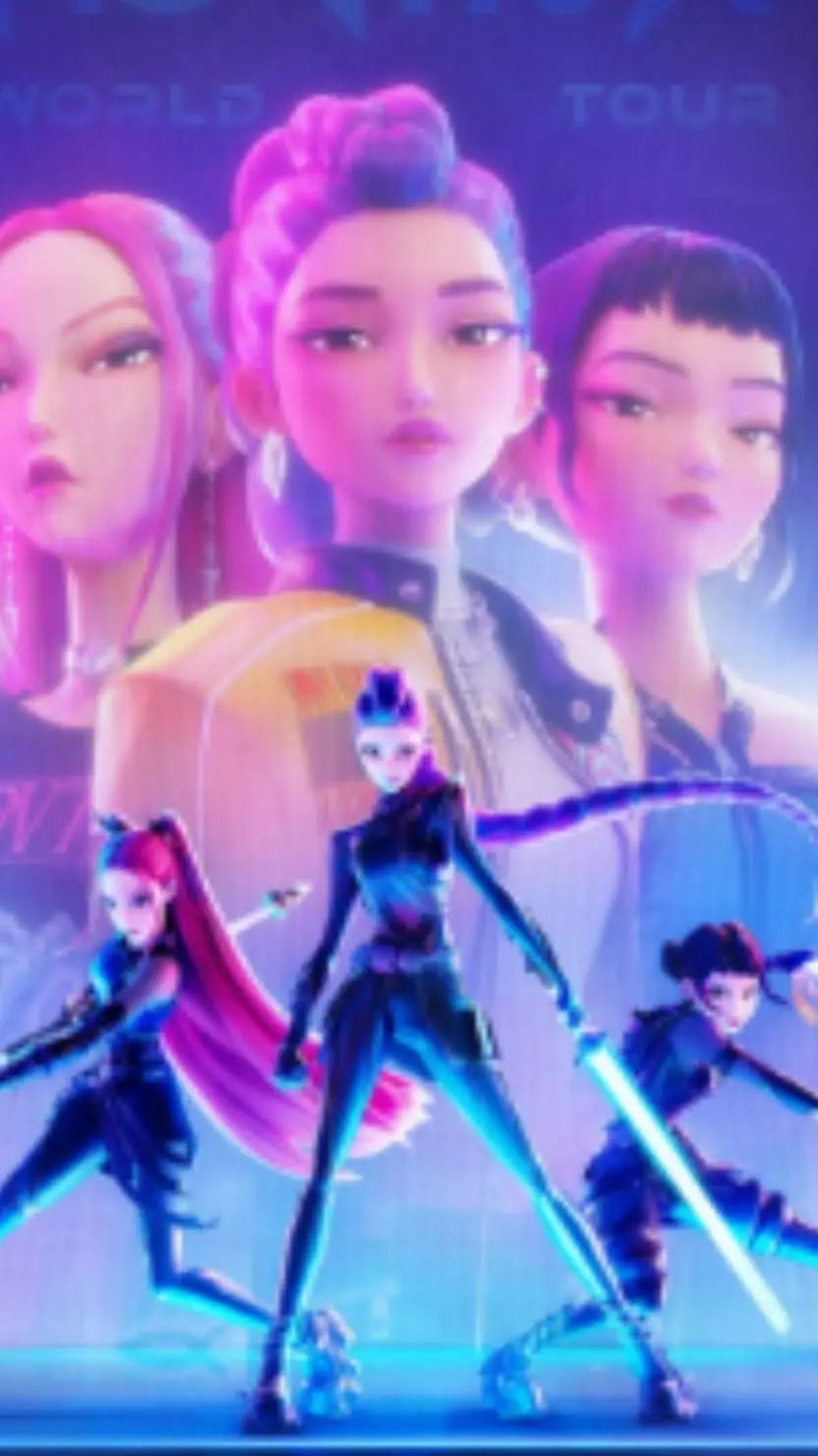 ai character: Huntrix family  background