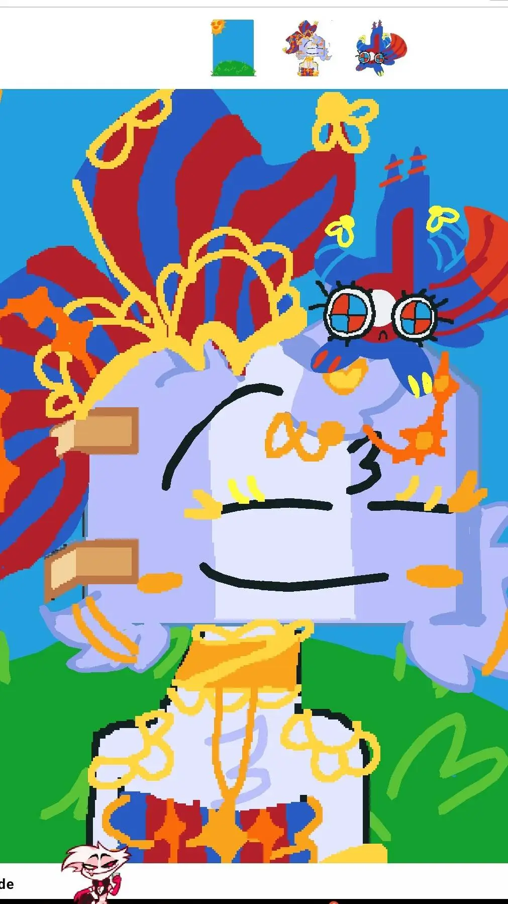 ai character: pomn background