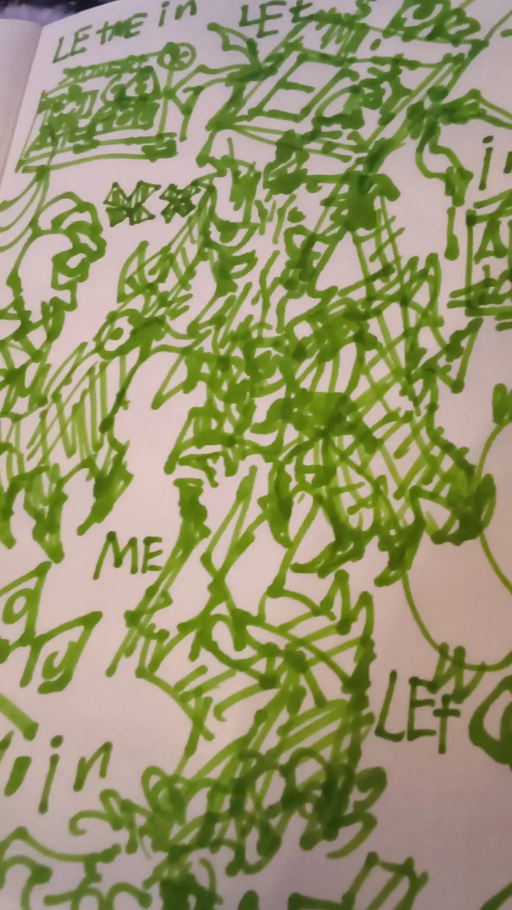 ai character: TV bfb corrupted. background