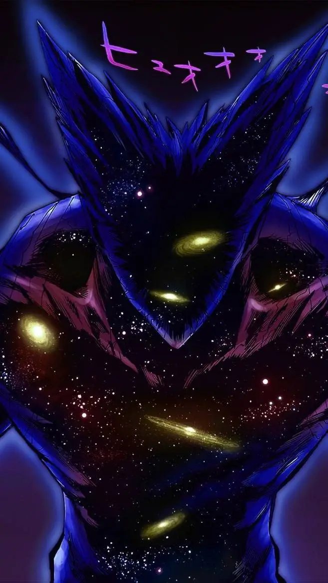 ai character: Garou cosmico background