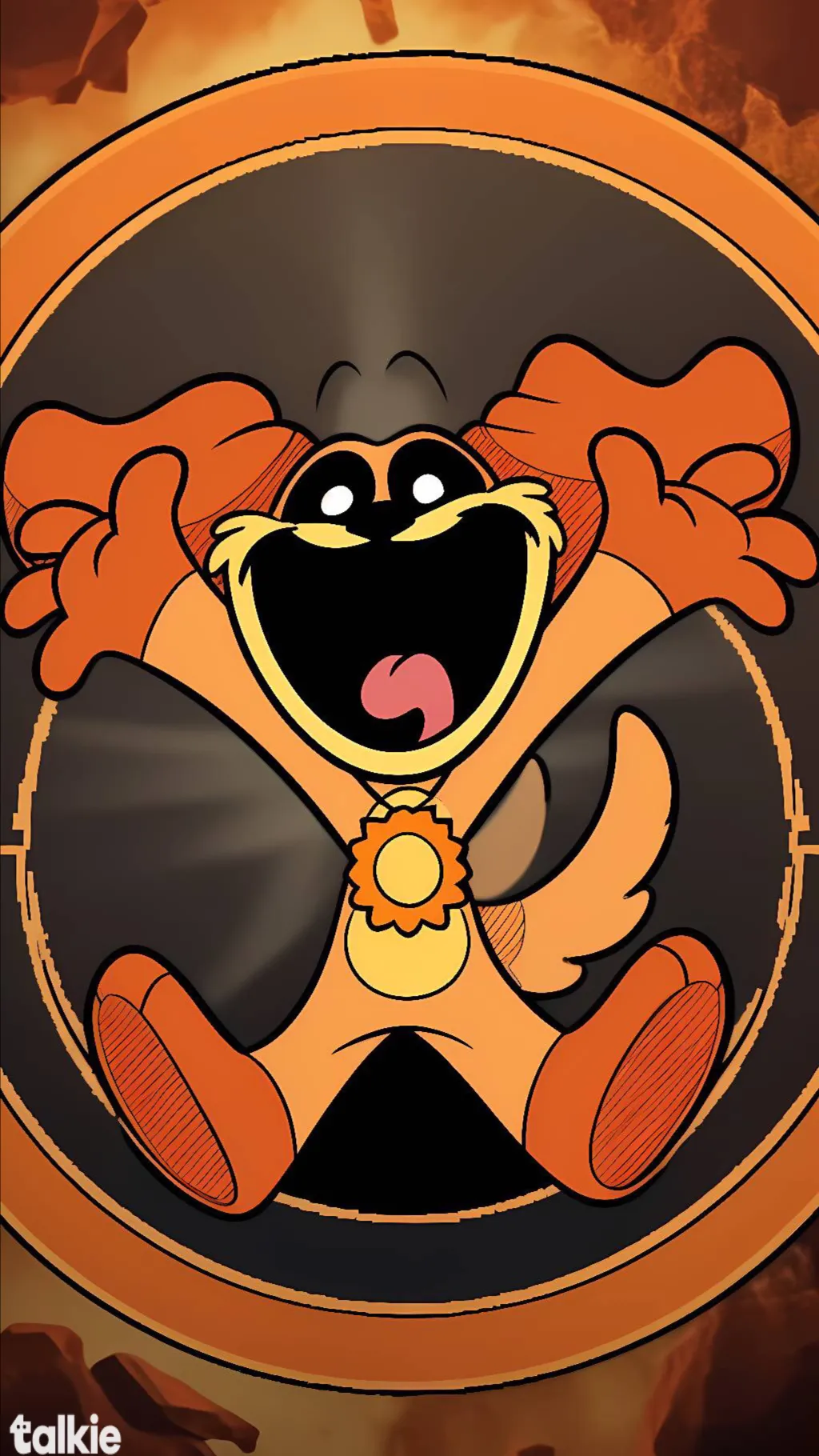 ai character: Dogday.☀️ background