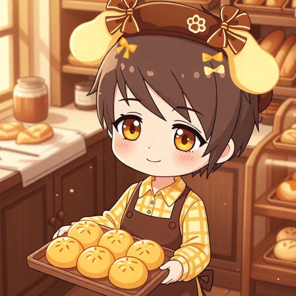 chat with ai character: Pompompurin.💛🍮