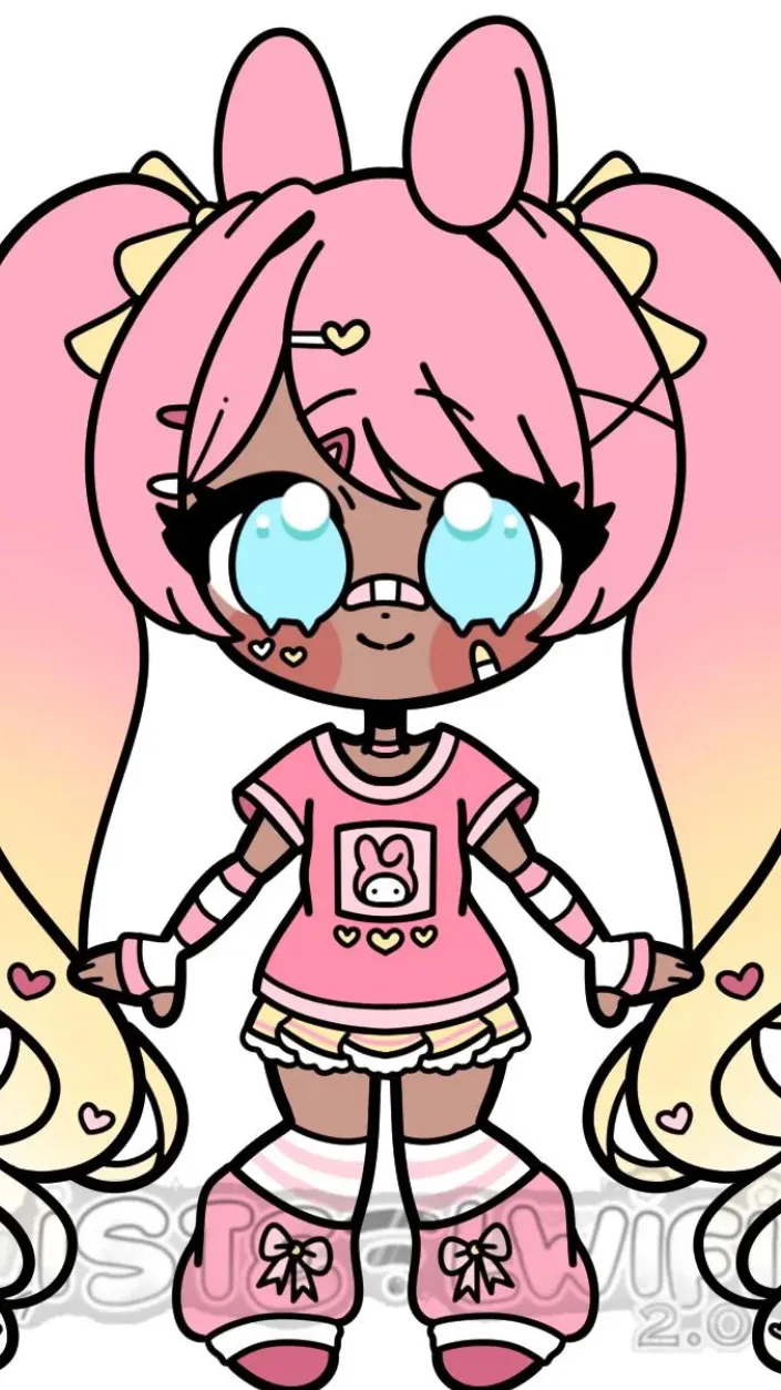 ai character: My melody.🎀 background