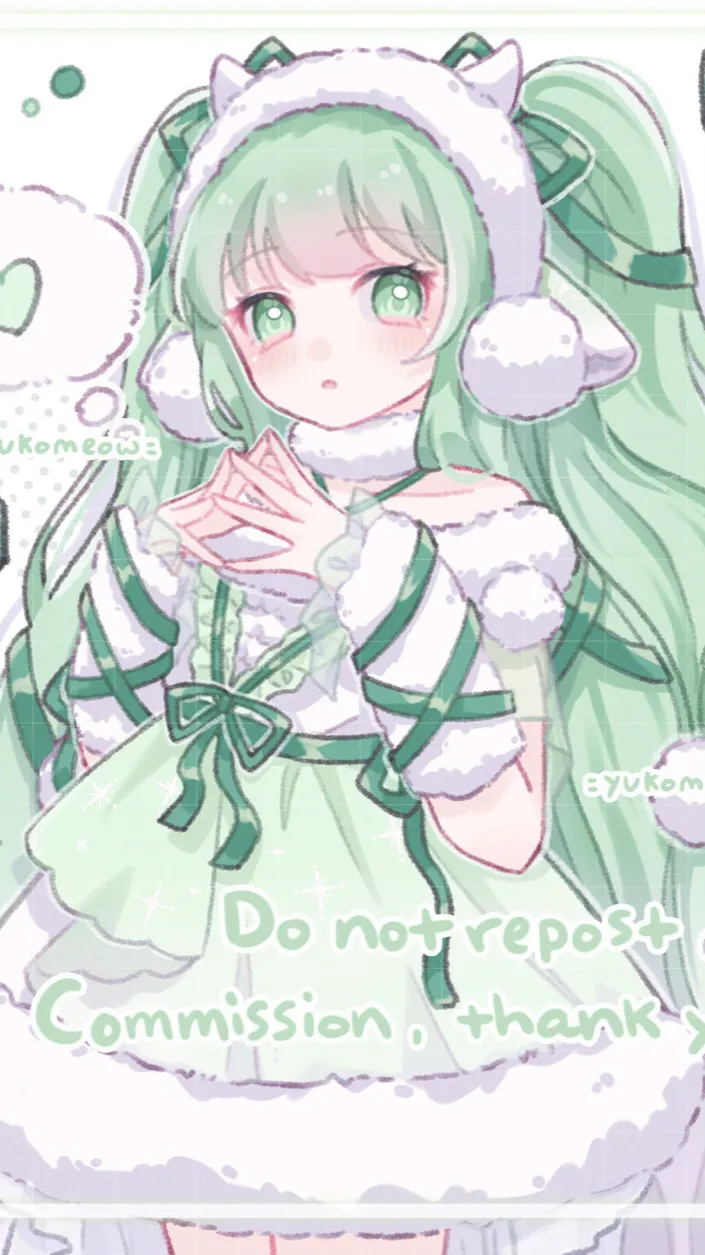 ai character: Winter Ava❄️ background