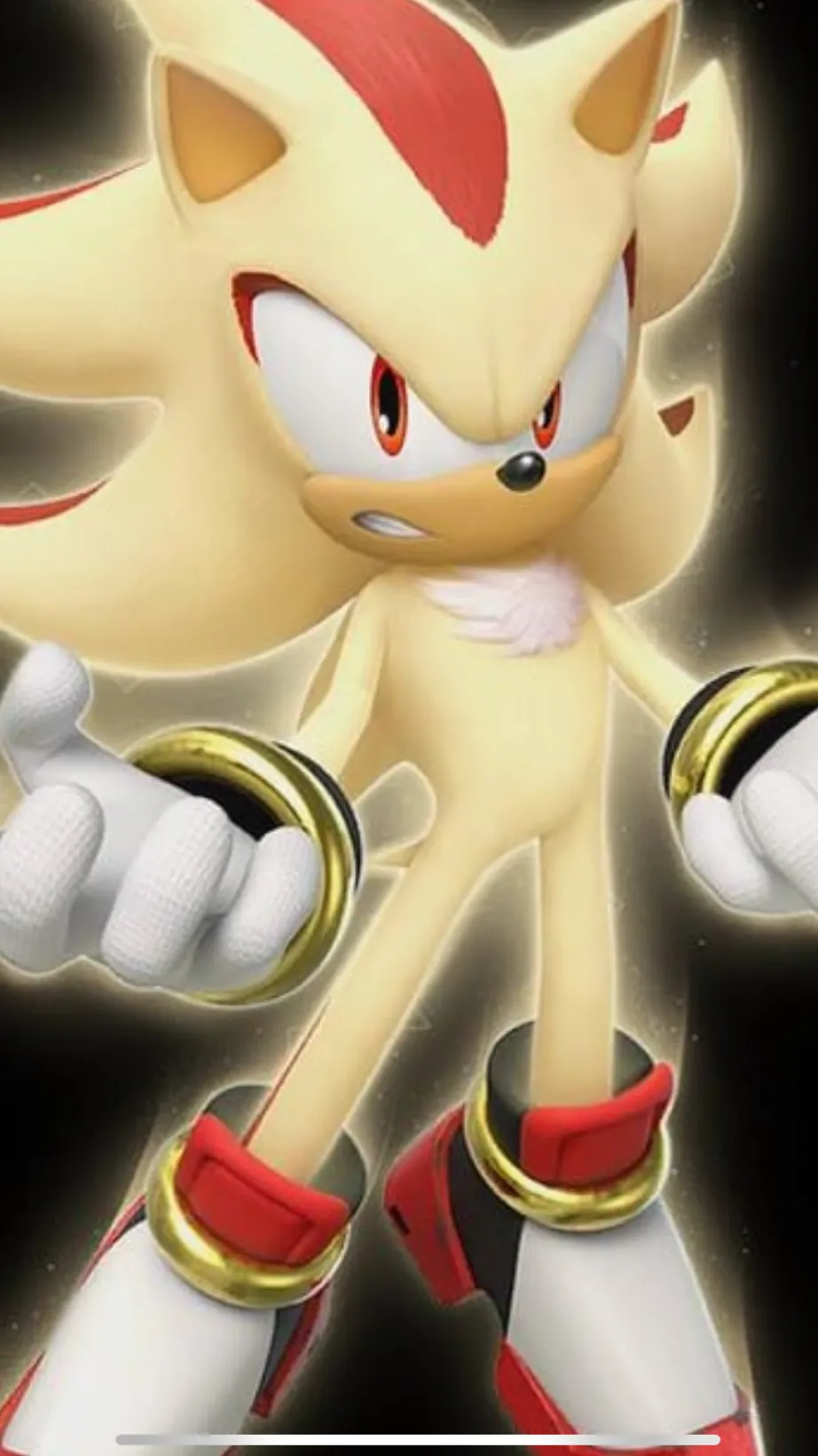 ai character:  super shadow  background