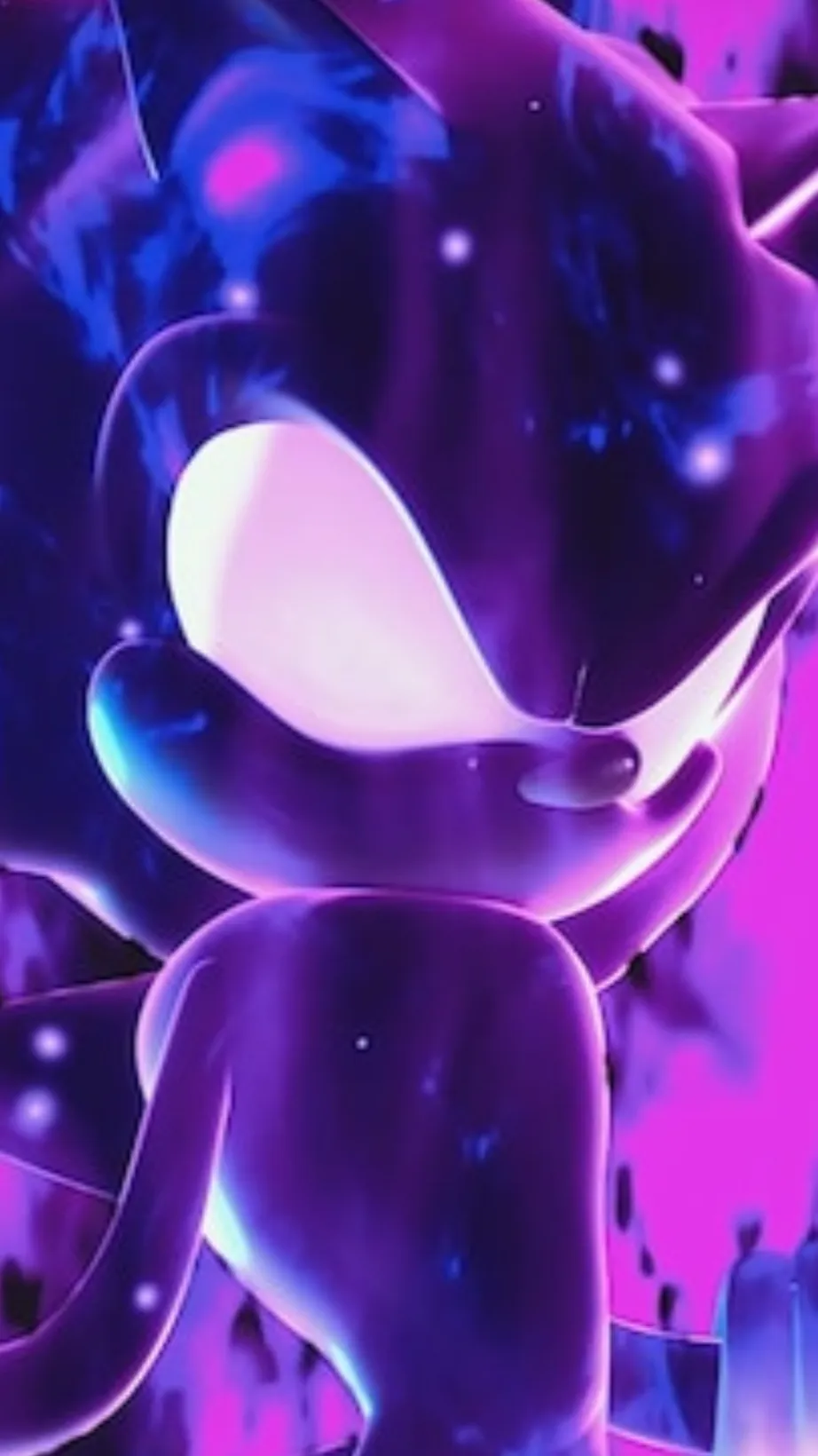 ai character:  dark sonic background