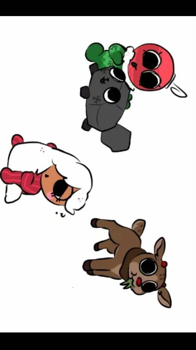 ai character: DW babys Christmas background