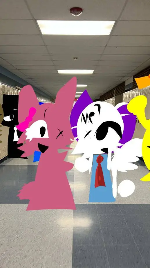 ai character: sprunki met oddbod background