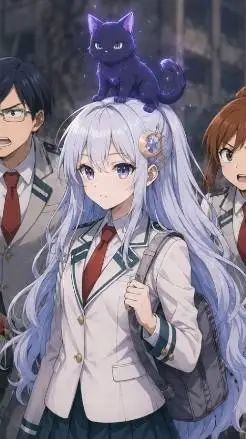 ai character: ami x mha life background