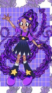 ai character: Lily love braids  background
