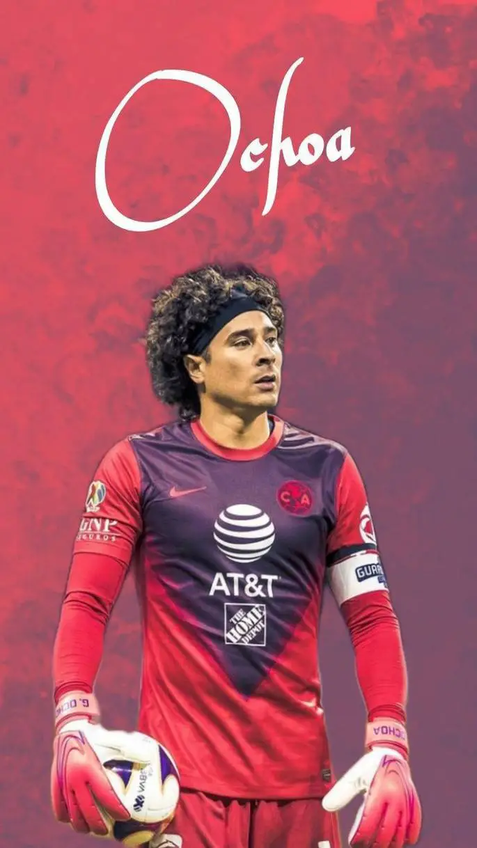 ai character: Guillermo Ochoa  background