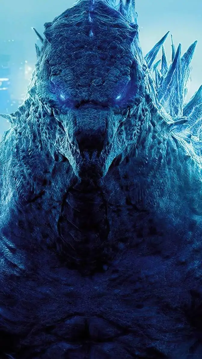 ai character: Godzilla  background