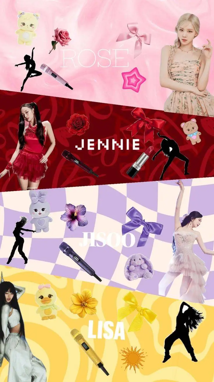 ai character: BLACKPINK  background