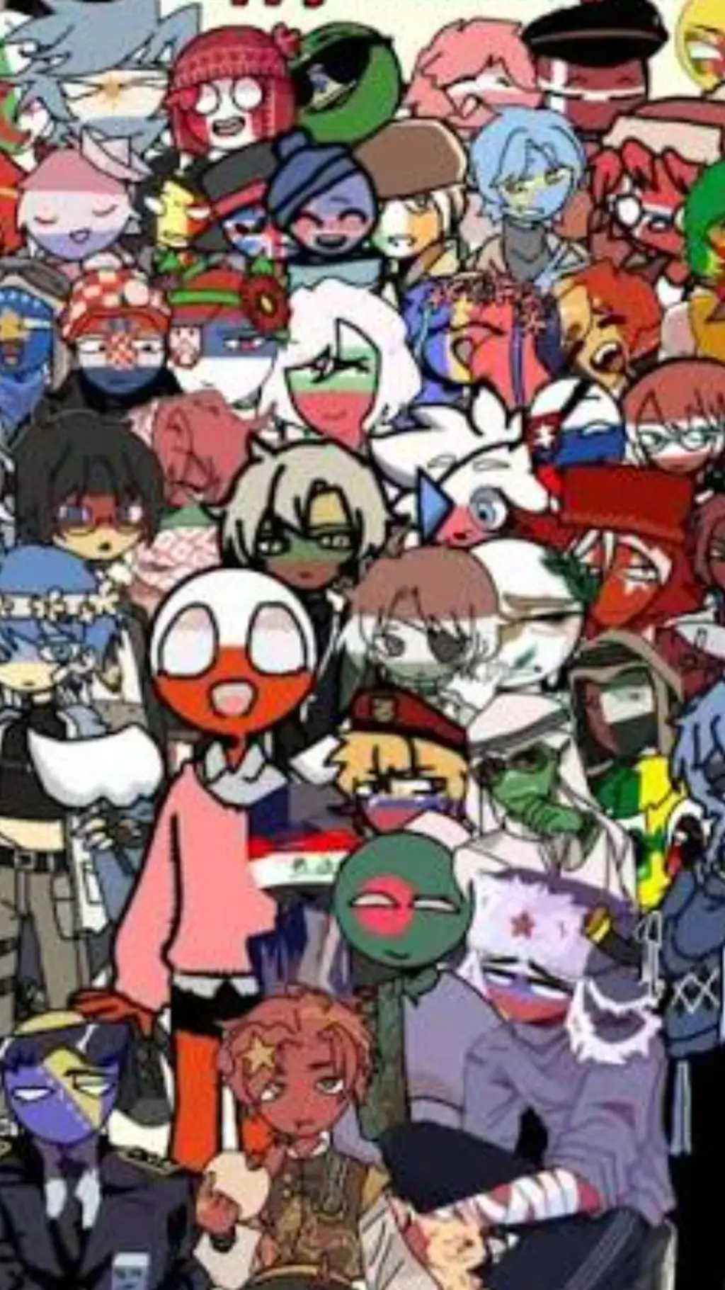 ai character: Countryhumans! background