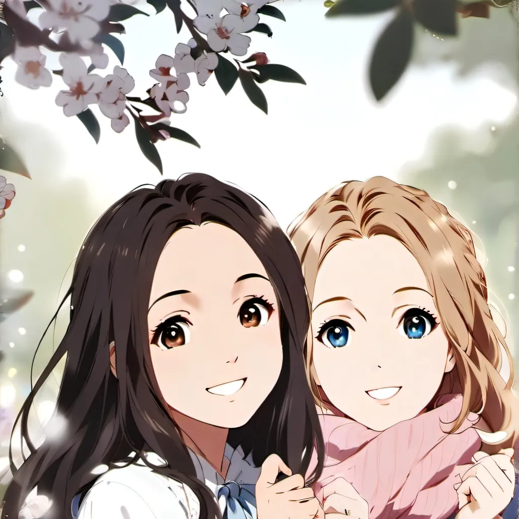 chat with ai character: 2 romate girls