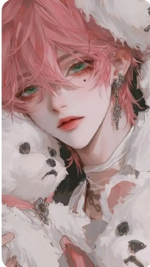 ai character: ♥ 🍓 Mikey 🍓❤ background