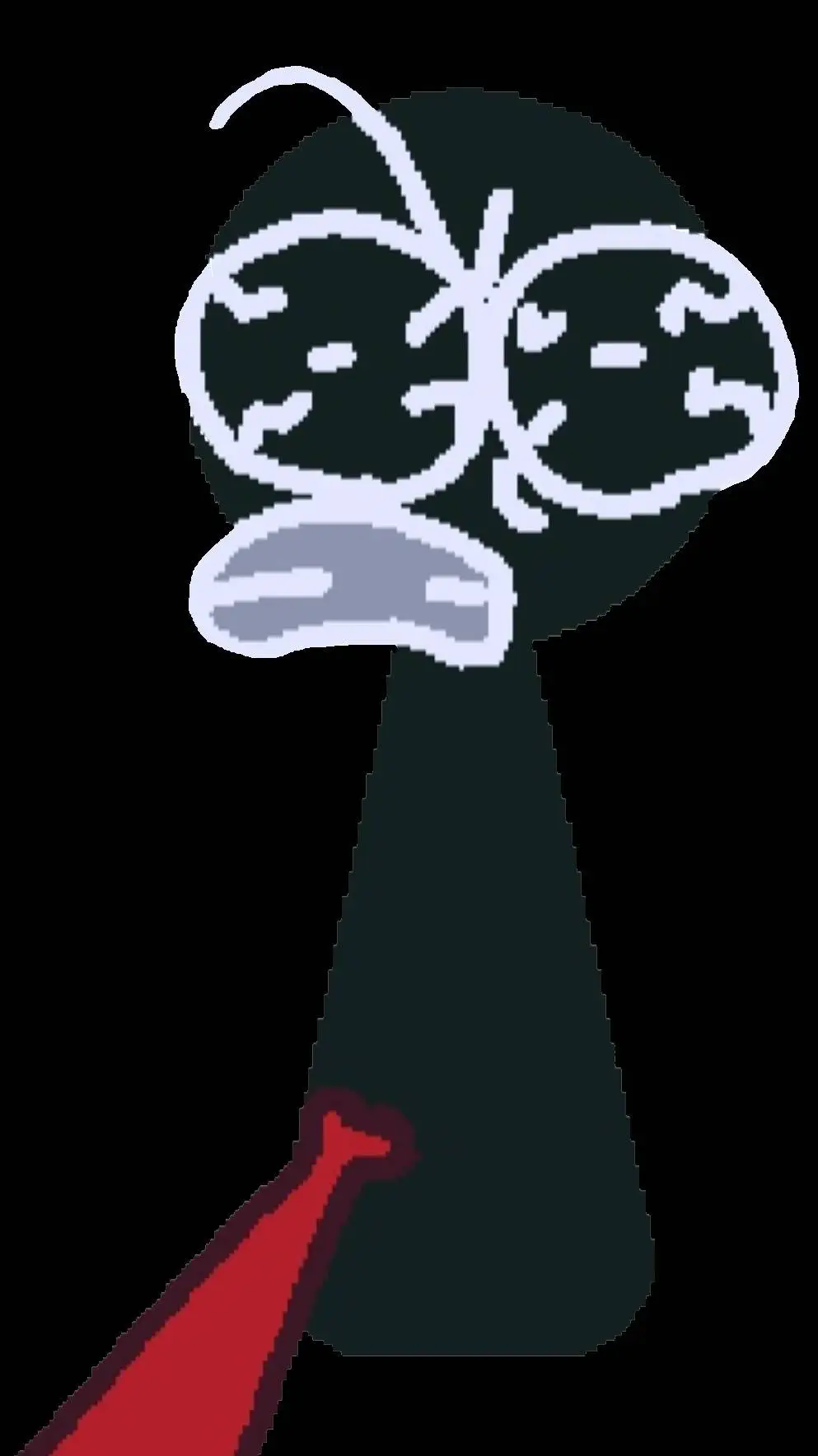 ai character: REALLY mad dummy  background