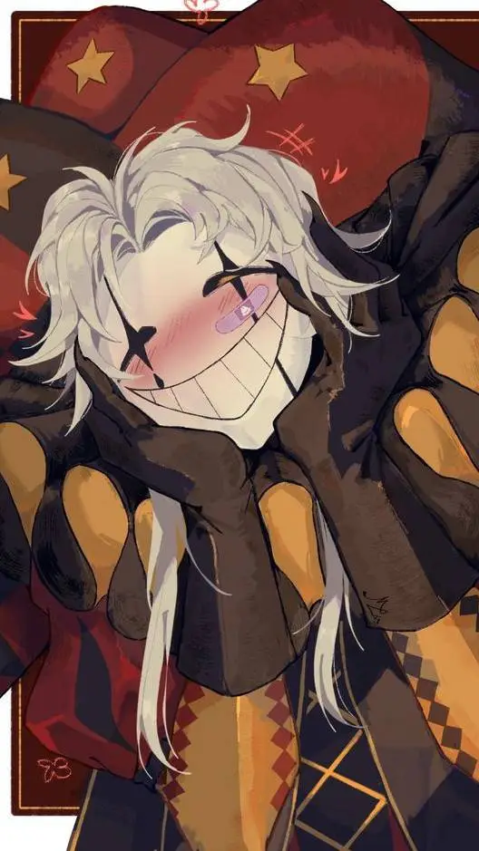 ai character: Pierrot  background