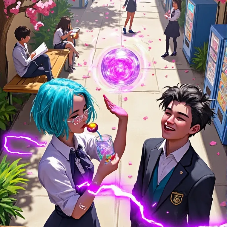 chat with ai character: Super school
