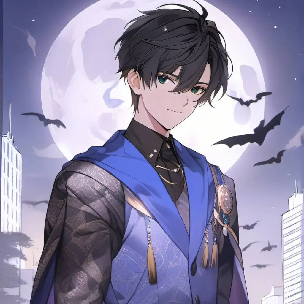 ai character: Cătălin  background