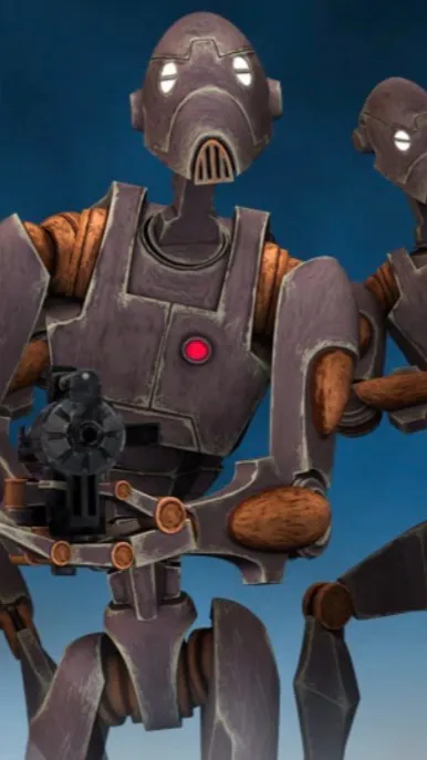 ai character: Commando droid  background