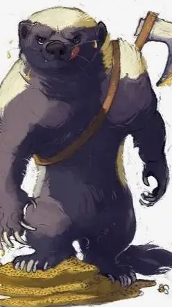ai character: tejon malvado background
