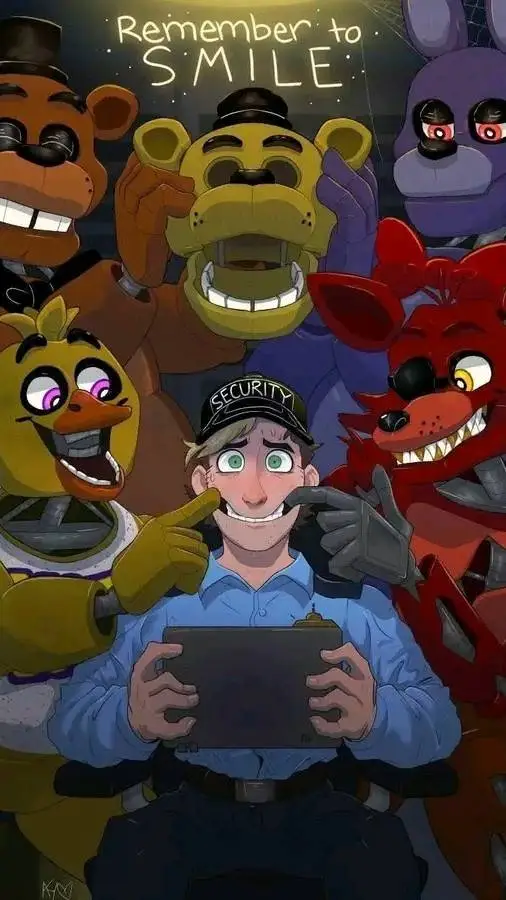ai character: FNAF background