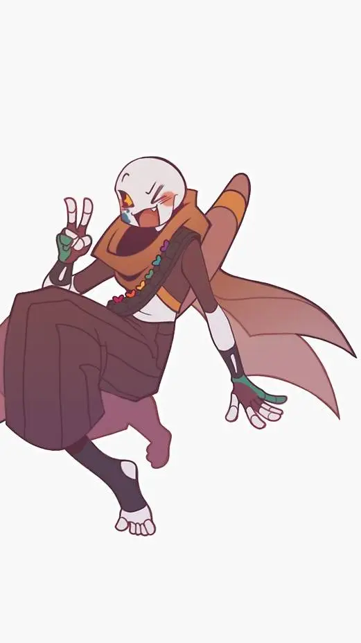 ai character: Ink Sans background