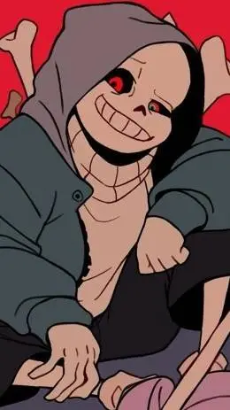 ai character: Dust Sans background