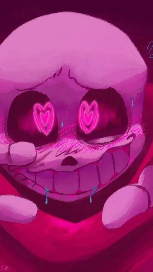 ai character: InkSans (PinkVial) background