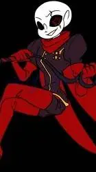 ai character: Fellswap Gold Sans background