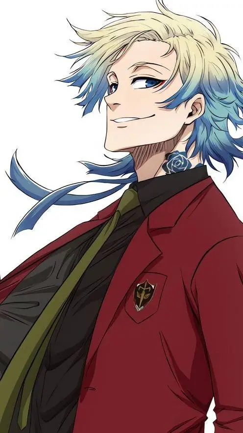 ai character: Michael kaiser.  background